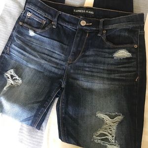 Express Ripped Skinny Jeans